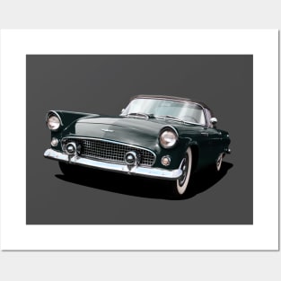 1956 Ford Thunderbird Posters and Art